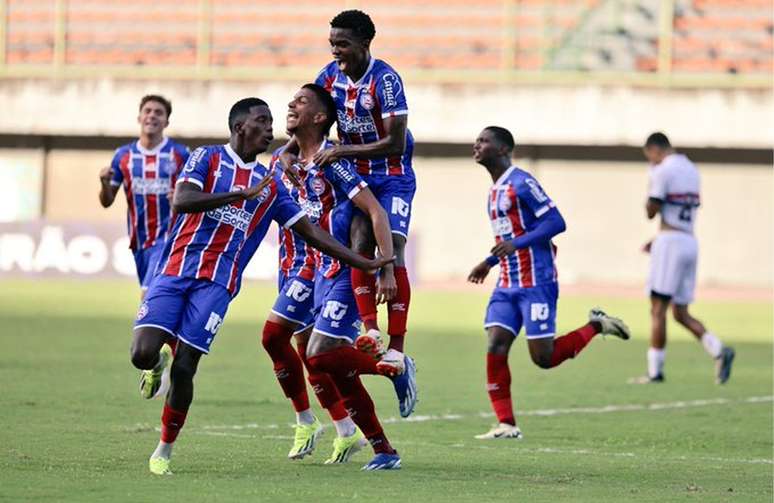 Bahia vence o São Paulo por 3 a 2 no Brasileirão Sub-20