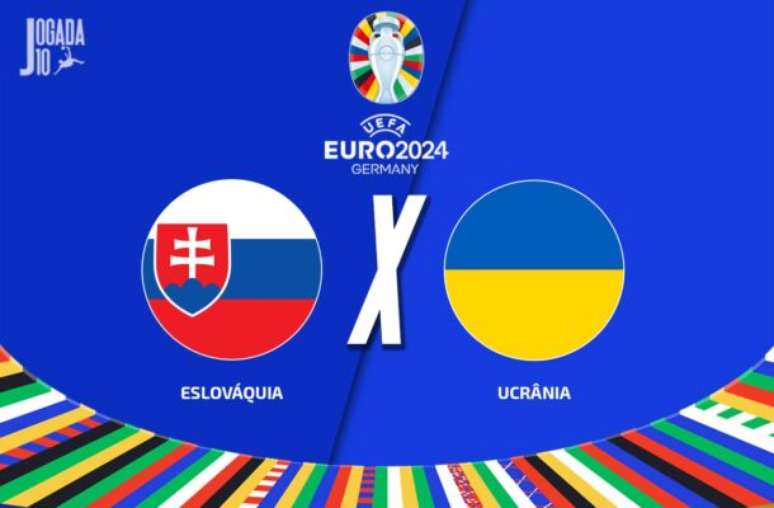 Eslováquia, que venceu na estreia e Ucrânia, que perdeu o seu jogo, se enfrentam nesta sexta-feira pela 2ª rodada do Grupo E da Euro