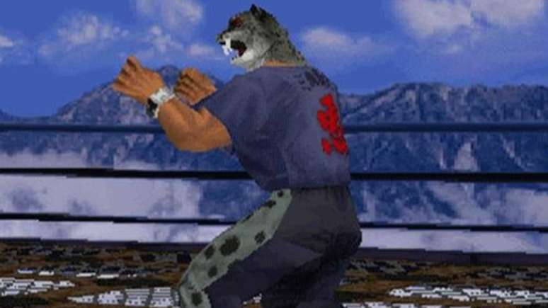 King usando seu traje alternativo em Tekken 3