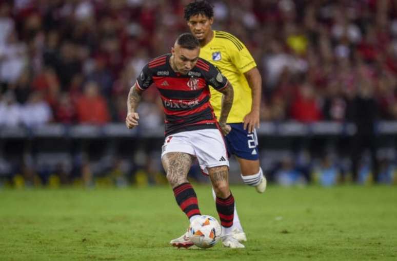 Cebolinha em campo pelo Flamengo –