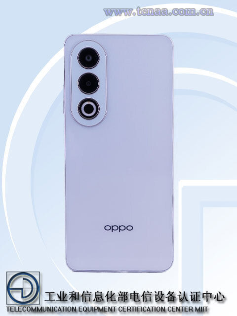 Novo celular da OPPO foi listado com características intermediárias básicas (Imagem: TENAA)