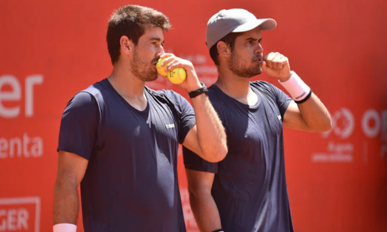 TÊNIS Marcelo Zormann e Orlando Luz