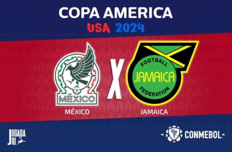 México tenta confirmar o favoritismo diante da Jamaica, pelo Grupo B da Copa América