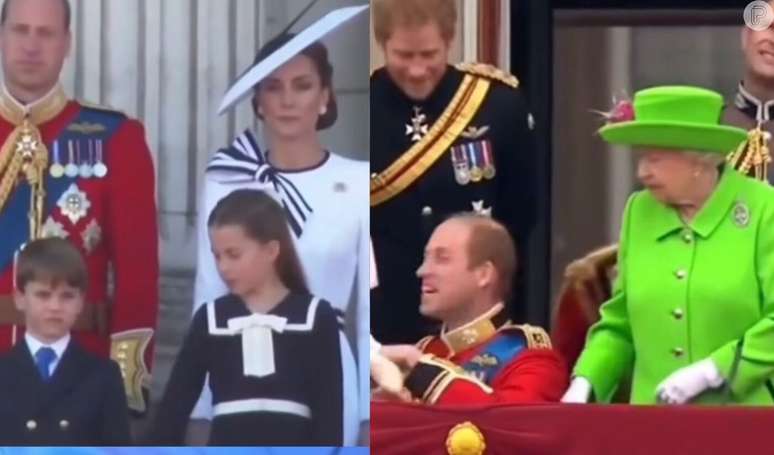 Gesto de princesa Charlotte é comparado ao de rainha Elizabeth II.