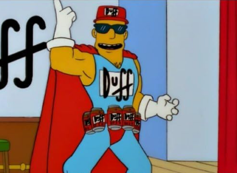 Duff Beer adalah bir terkenal yang diminum oleh karakter The Simpsons.  (Pengungkapan/Rubah)