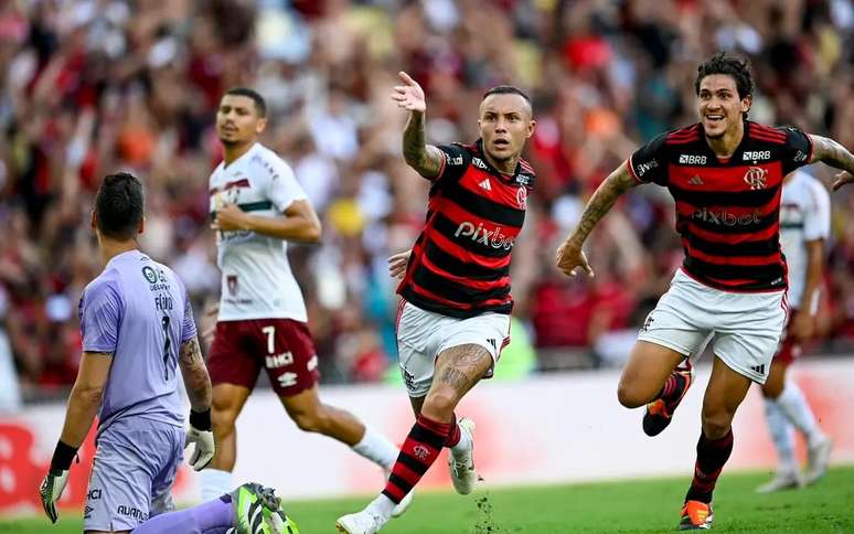 Partida entre Flamengo e Fluminense pelo Carioca 2024