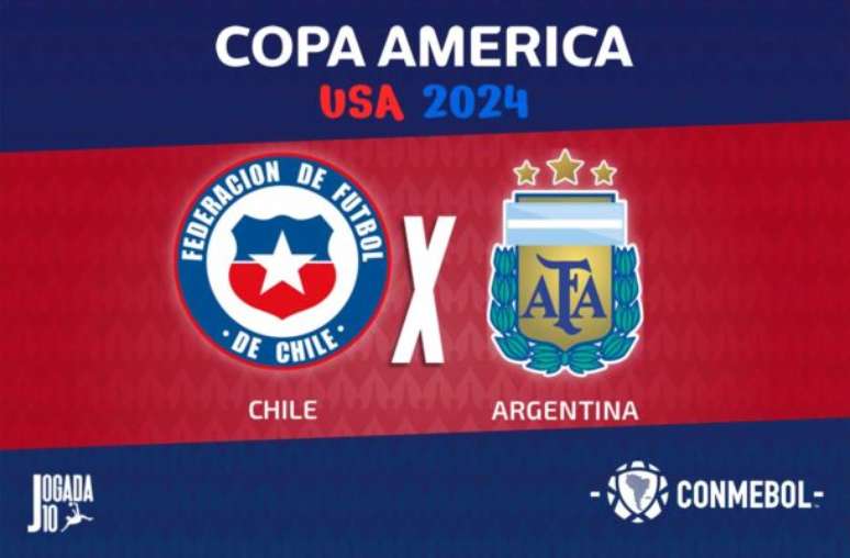 Argentina enfrenta o Chile pela segunda rodada do Grupo A da Copa América. Se vencer, avança antecipadamente às quartas  –