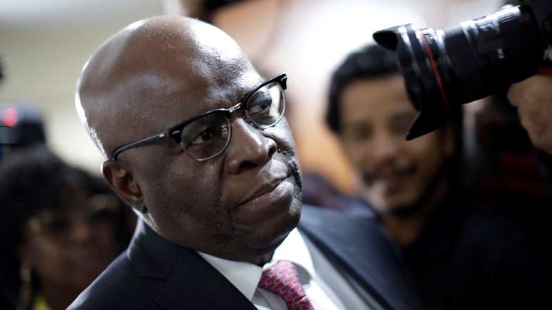 Joaquim Barbosa em Bras&iacute;lia, em 2018