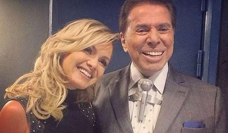 Eliana e Silvio Santos