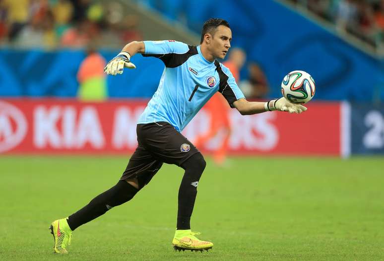 O goleiro Keylor Navas, da Costa Rica, durante a Copa do Mundo de 2014