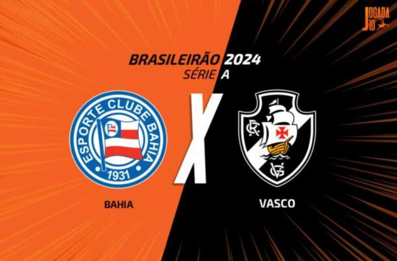 Bahia e Vasco duelam pela 12ª rodada do Brasileirão, nesta quarta (26) –