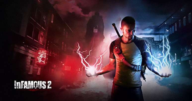 Infamous 2 é um dos games que ficaram "presos" no PS3 (Imagem: Divulgação/Sucker Punch Productions)