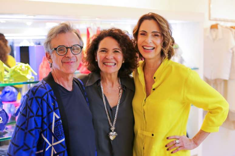 Alexandre Schnabl, Renata Veras e Silvia Pfeifer 