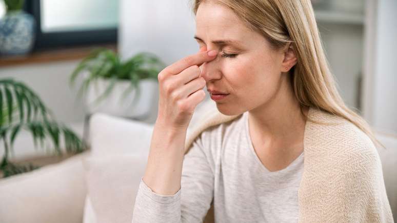 O clima seco e frio pode piorar os sintomas da sinusite
