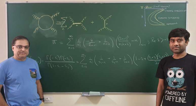 Físicos indianos alegam ter descoberto uma nova forma de representar o número irracional Pi (Imagem: Manu Y/ISSc)