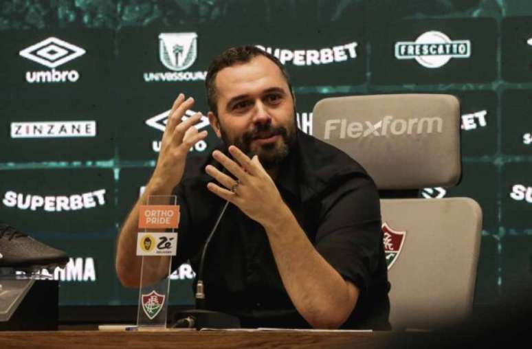 Mário Bittencourt, presidente do Fluminense, em entrevista coletiva –