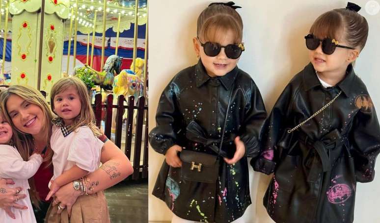 ‘Twins?’: Virginia’s daughters surprise the influencer with their resemblance by wearing identical winter looks