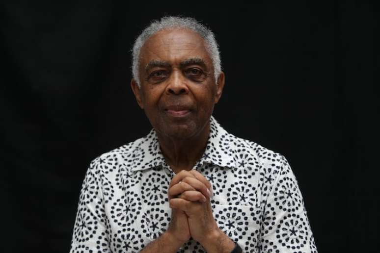 O cantor e compositor Gilberto Gil