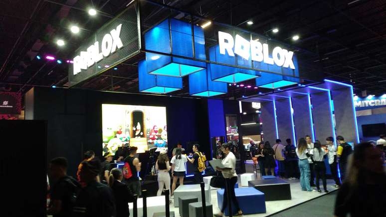 Roblox tem estande próprio na gamescom latam para os visitantes conhecerem