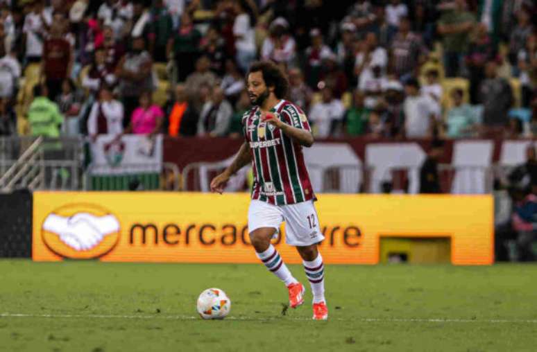 Marcelo em ação pelo Tricolor. Jogador pediu desculpas pelo momento atual — Foto Marcelo Gonçalves/ Fluminense
