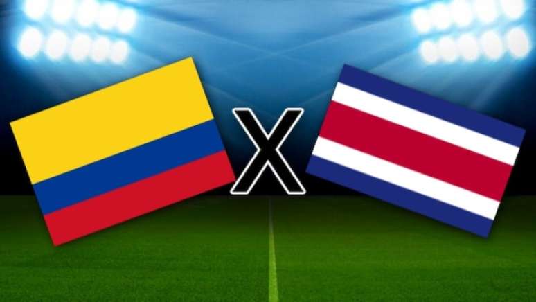 Colômbia x Costa Rica jogam nesta sexta-feira.