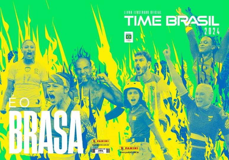 álbum do time brasil paris-2024