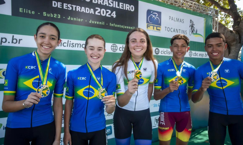 Campeões Brasileiros de ciclismo de resistência (Thiago Lemos/CBC)