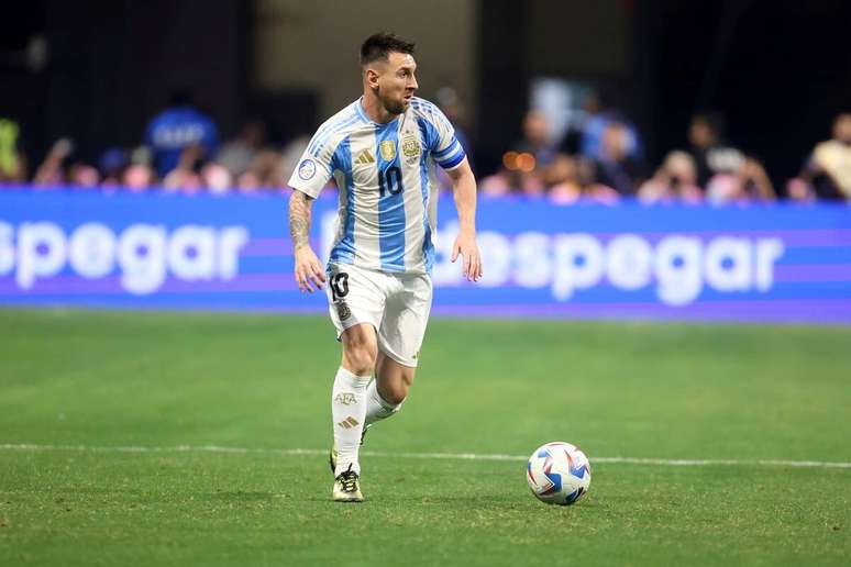 Lionel Messi (Argentina) durante jogo contra o Canadá, no dia 20.06.2024.