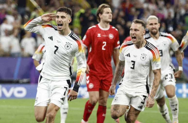 Alemanha vence Dinamarca e está nas quartas de final da Eurocopa –