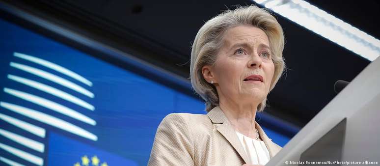 A presidente da Comissão Europeia, a conservadora Ursula von der Leyen