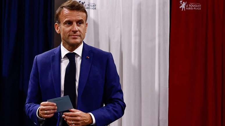 O presidente Emmanuel Macron foi o grande derrotado nas eleições parlamentares