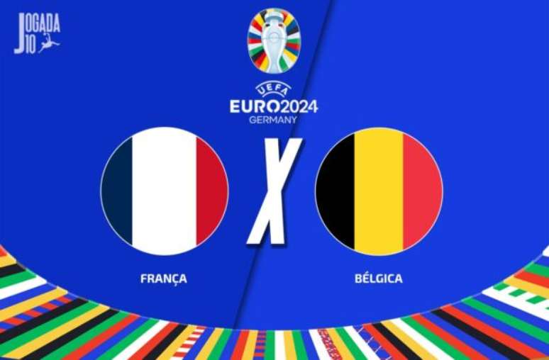 França e Bélgica se enfrentam nesta segunda-feira (1) por vaga nas quartas de final da Eurocopa