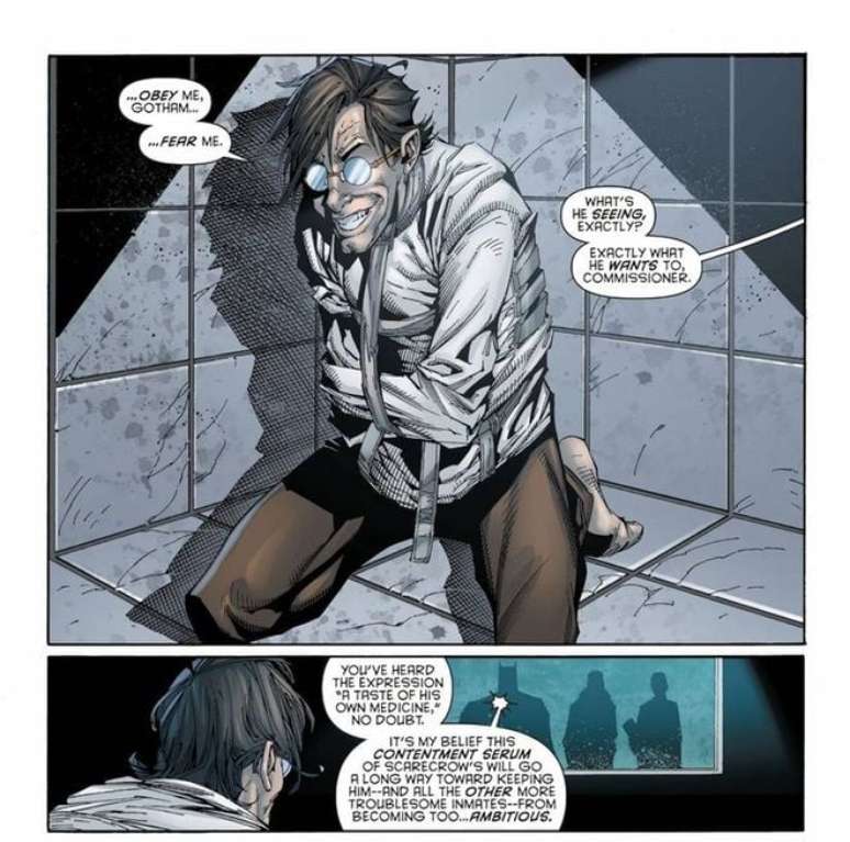 O Espantalho e sua risadinha escrota (Imagem: Reoprodução/DC Comics)