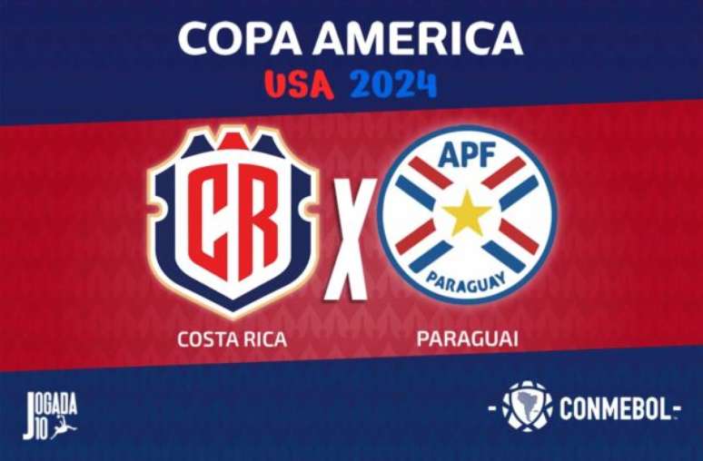 Costa Rica e Paraguai se enfrentam nesta terça –
