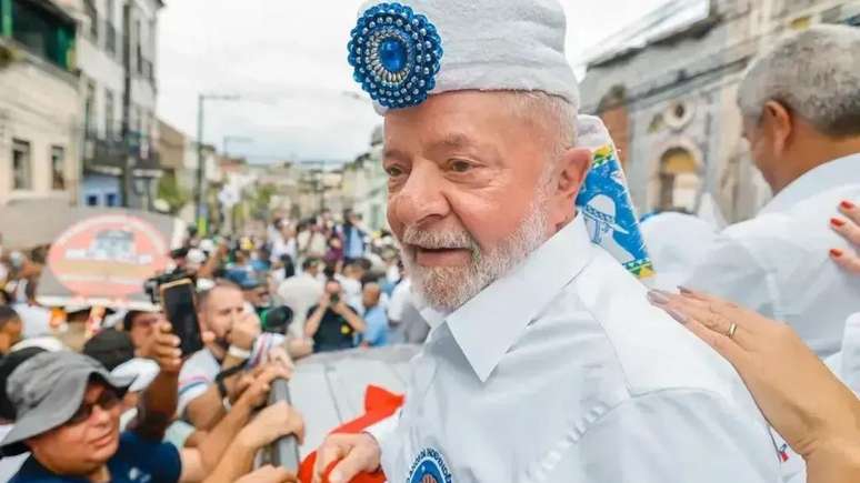 O presidente Lula participou da Caminhada do Dois de Julho, em 2023 –