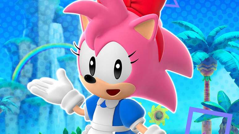 Traje Amy Garçonete Retrô fornece um novo visual para Amy em Sonic Superstars
