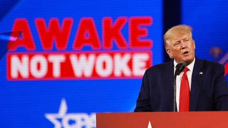 Trump falou sobre a 'cultura woke' na Conferência da Ação Política Conservadora (CPAC, na sigla em inglês) de 2022