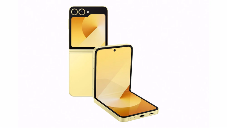 Galaxy Z Flip 6 terá mudanças tímidas de visual (Imagem: Divulgação/Samsung)
