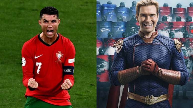 Comparação entre Cristiano Ronaldo e Homelander viraliza nas redes sociais.