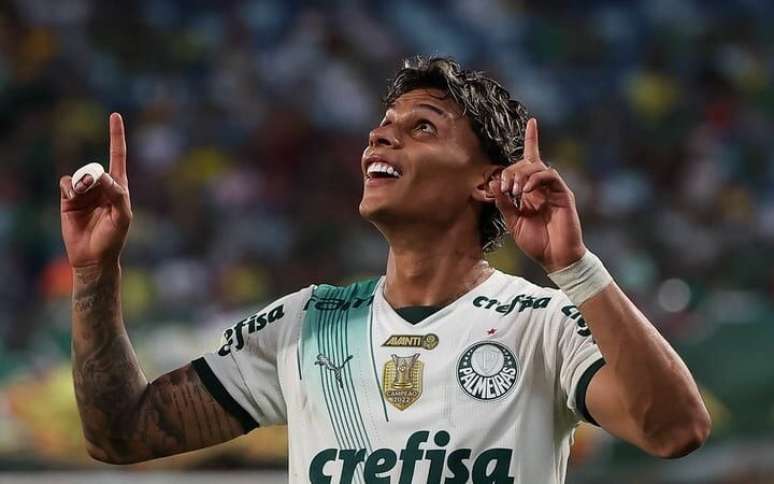 Richard Ríos é um dos destaques desde que chegou ao Palmeiras em março de 2023