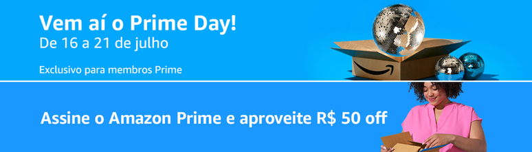 Prime Day é exclusivo para assinantes Amazon Prime (Imagem: Divulgação/Amazon)