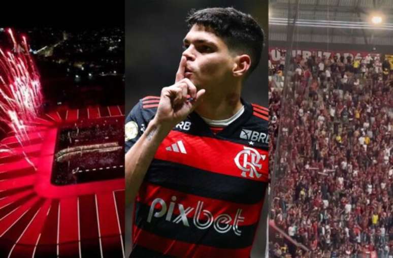Fotos de Atlético x Flamengo – Fotos: Reprodução e Gilvan de Souza / CRF