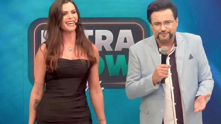 Alline Alves e Geraldo Luis no 'Ultra Show'