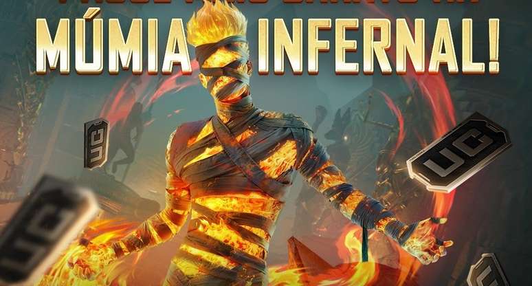 A skin Múmia Infernal é uma das favoritas dos jogadores de PUBG Mobile