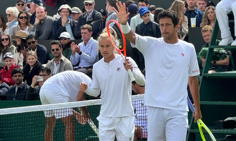 Rafael Matos e Marcelo Melo em Wimbledon