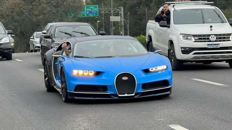 Bugatti Chiron foi importado pela Paíto Motors, uma importadora independente de veículos de luxo.