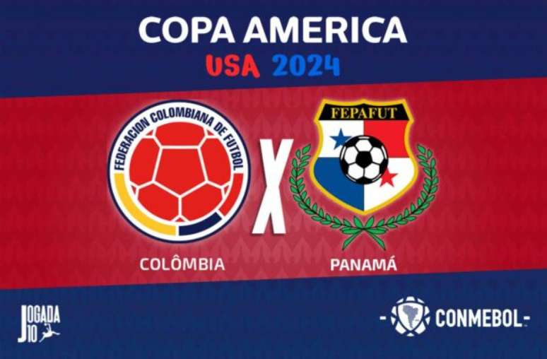 Colômbia e  Panamá lutam por uma vaga na semifinal da Copa América