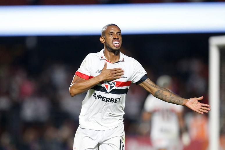 André Silva pelo São Paulo em 2024 