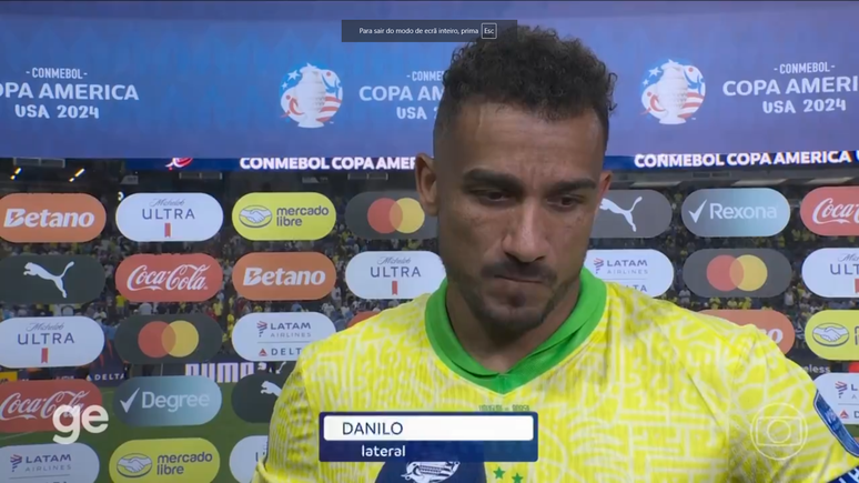 Danilo asks for patience from the young players of the Brazilian team: ‘They can do great things’