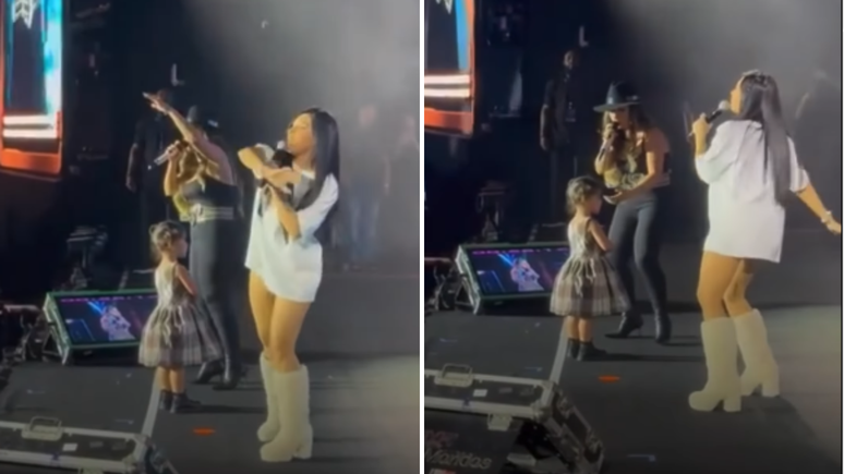 Simaria aparece de surpresa em show de Simone ap&oacute;s dois anos do fim da dupla